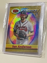 2021 Topps Finest flashbacks Gold Refractor /50 Ian Anderson Rookie Card - £14.22 GBP