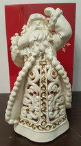 2007 Avon Bejeweled Santa With LED Lights F3126611 Includes Original Box... - $21.25