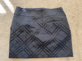 Vintage BCBG Maxazria Black plaid Mini Skirt - Size 6 - Pockets - £14.55 GBP