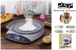 Digital kitchen scale with weighing dish – KD7003 – DSP - £27.78 GBP