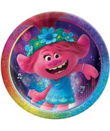 Trolls World Tour Lunch Plates Birthday Party Supplies Tableware 8 Count... - $12.60 CAD