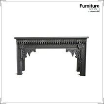 Furniture BoutiQ Black Carved Console Table - £2,236.98 GBP