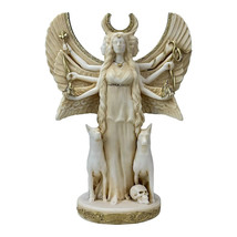 Hecate Hekate Triple Goddess of Magic Night Moon Greek Sculpture Statue 7.08 in - £42.84 GBP