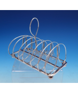 English Sterling Silver Toast Rack 5 1/2&quot; x 6&quot; x 4&quot; (#7883) - €498,82 EUR