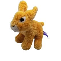 Plush Bunny Stuffed Animal Toy Living Nature SMOLS Brown Easter Rabbit Plushie - £7.12 GBP