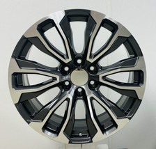 22&quot; Gunmetal And Machine Wheels For Chevy Silverado Suburban Tahoe Avalanche - $1,236.51