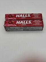 Lot of 2 -Halls Triple Soothing Action Cough Drops, Cherry, 9 Ct~ Read f... - $13.76