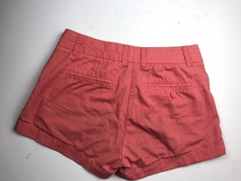 J. Crew Womens Shorts Pinkish Red Size 0 Chino Khaki - £9.25 GBP