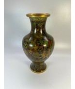 Vintage Cloisonné Vase Chinese Marked 9 1/4&quot; Tall  Exc. Cond. - £30.37 GBP