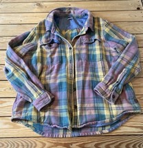 LL Bean Men’s Plaid Button up Shirt size XL Pink Yellow Blue BA - $14.75