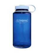 Nalgene Sustain 32oz Wide Mouth Bottle INDIGO Recycled BPA-Free Blue - $16.91
