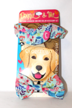 Doggie Bow Tie And Ladies Scrunchie Matching Set Blue BRAND NEW - £7.68 GBP