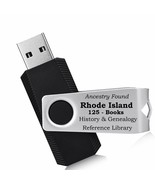 125 old books - RHODE ISLAND -  History &amp; Genealogy - USB Flash Drive - £8.68 GBP