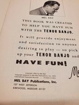 Mel Bay&#39;s Fun with the Tenor Banjo Songbook - 1962 - £7.25 GBP
