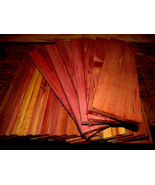 12 THIN KILN DRIED EASTERN RED CEDAR 12&quot; X 3&quot; X 3/8&quot; LUMBER WOOD SCROLL SAW - $47.11 CAD