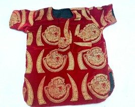 Kid&#39;s 4 Pcs Traditional Lion Head Isiagu  Short Sleeve Velvet Top Size 6/6x - €113,79 EUR