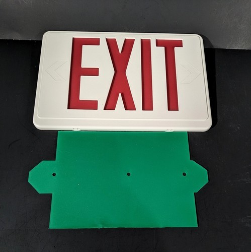 EXIT Sign Front Panel Part Replacement 1003 866 837 Plastic 1005 190 230 - $24.78