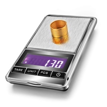 Portable Pocket Scale Jewelry Scale Mini Diamond Gold Coin Small Items W... - $12.23