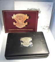 1903-1993 Harley Davidson 90th Aniv. Silver Medal/Bar Set .999 OP &amp; COA ... - £1,899.26 GBP