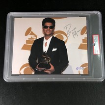 Bruno Mars Signed 8x10 Photo PSA Encapsulated Auto 9 Mint - £1,152.04 GBP