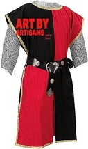Halloween Costumes Medieval Knight Tunic Multicolored Surcoat Men Costum... - $75.00