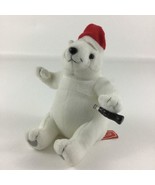 Coca Cola Polar Bear Santa Claus Christmas Holiday 5” Plush Stuffed Toy ... - $15.79