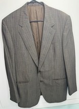 Ermenegildo Zegna Men Blazer Suit Jacket Wool 52R Italy Made 2 Button Gl... - $69.28