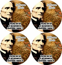 Jefferson Davis Lot Of 4 Mp3 (Read) Cd Audiobook Civil War Confederate - £10.07 GBP