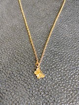 Gold Color Plated Butterfly Necklace Gold Chain - $245.38 MXN