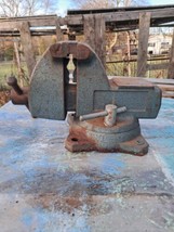 Vintage Wilton Chicago ? Swivel Bench Vise 4&quot; Jaws - £80.00 GBP