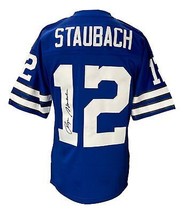 Roger Staubach Firmado Dallas Cowboys Mitchell &amp; Ness NFL Legado M Jersey Bas - £348.91 GBP