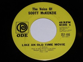 Scott McKenzie Like An Old Time Movie What&#39;s the Difference 45 Rpm Record ODE - £11.98 GBP