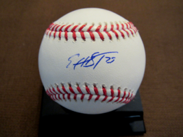 Edwin Diaz 2 X Reliever Of The Year Mets Mariners Signed Auto Oml Baseball Jsa - £119.06 GBP