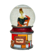 Jean Hebuterne 1918 Snow Globe Water Ball Music box ballerina art figuri... - $84.15