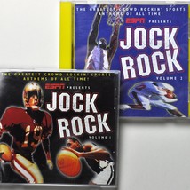 Espn Deportes Jock Rock 2CD Lot Vol 1+2 Mayor Multitud Rockin Arena Anthems - £13.54 GBP