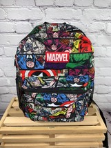 Marvel Heroes Avengers Backpack Iron Man Hulk Captain America Book Bag C... - $25.00