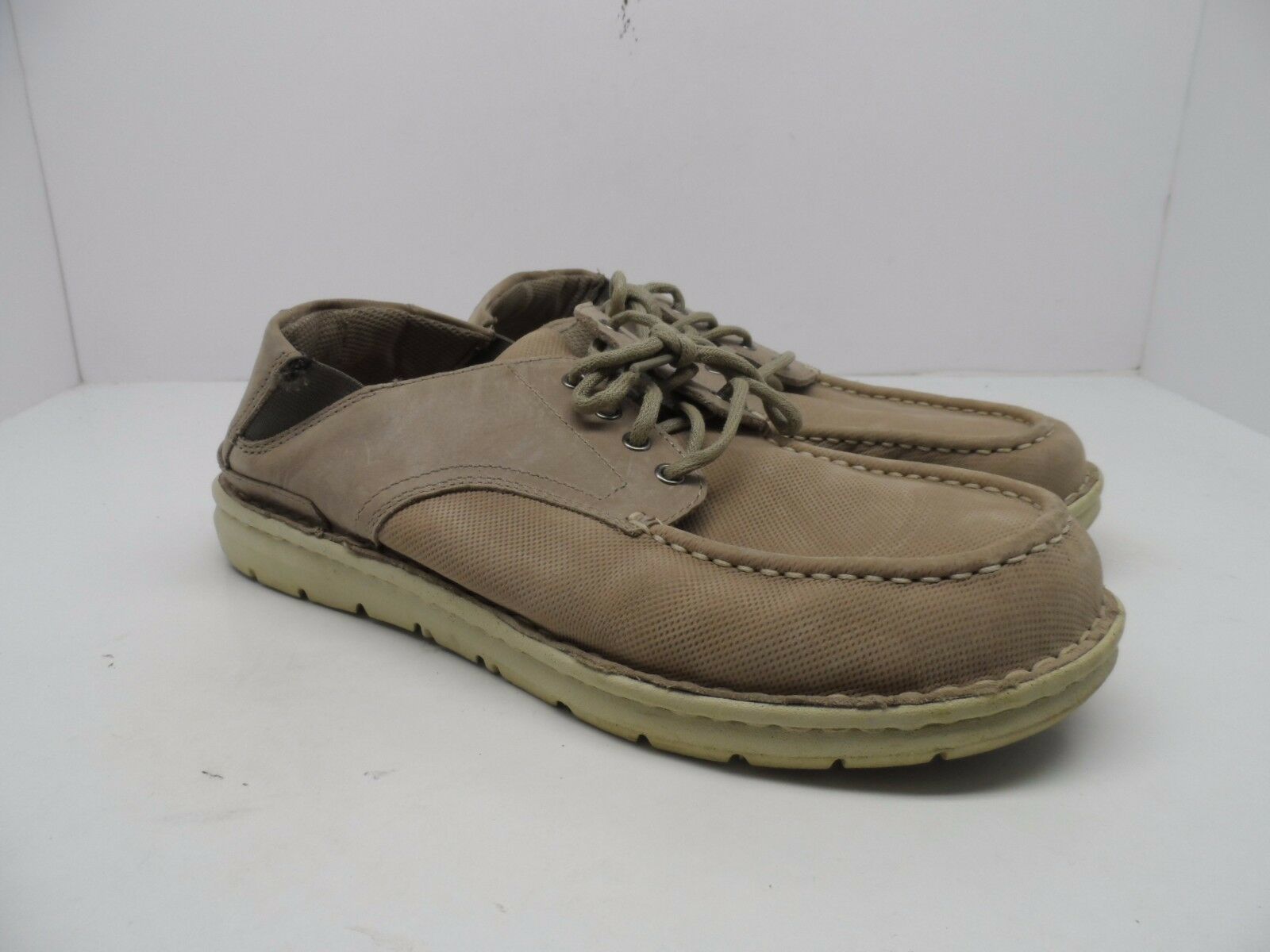 Denver Hayes Men&#39;s Treadlite Lace-up Shoes 5CPBWRS6-2340 Taupe Size 10M - $17.80