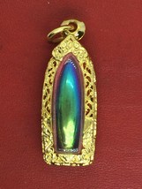 Holy Rare Rainbow Metal Charm Pendant Talisman Protect Lucky Life Thai Amulets - £21.52 GBP