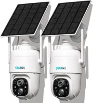 Sovmiku 2Cq1 Ai 2K Solar Security Camera Wireless Outdoor, Battery Powered,Two - $129.99