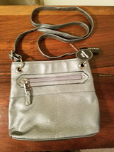 George Adjustable Strap Crossbody Grey Ladies Purse (NEW) - $19.75