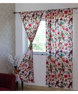Boho Birds Cotton Curtains 2 Panel Set for Living Room Bedroom in 3 Sizes - £22.52 GBP+