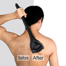 Men Back Shaver 2.0 Back Hair Shaver Two Head Blade Foldable Trimmer Body Leg Ra - £9.17 GBP+
