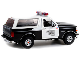 1996 Ford Bronco Police Black White Oklahoma Highway Patrol Artisan Collection 1 - £64.77 GBP