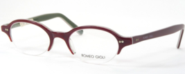 Romeo Gigli RG144 446 Burgundy Unique Rare Eyeglasses Glasses 46-19-140mm Italy - $134.87