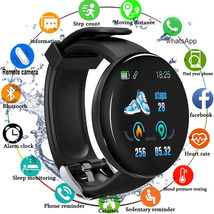 &quot;Sports watch&quot; D18 Round  Smart Bracelet Color Screen Sports Pedometer S... - £26.12 GBP