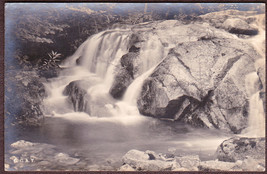 Jordan Stream Falls, Acadia Nat. Park, ME RPPC - Chas. A. Townsend Postcard - £9.76 GBP
