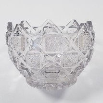 Westmoreland Glass Old Quilt Pattern Clear Candy Nut Dish Bowl - $15.27