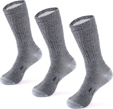 Men&#39;S And Women&#39;S Midweight Cushioned Thermal Socks From Meriwool That A... - £31.73 GBP