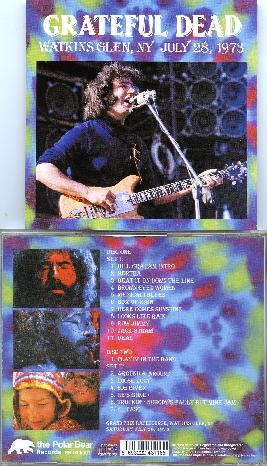 Grateful Dead - Watkins Glenn. New York Part 1 ( 2 CD SET ) ( Polar Bear... - $30.99
