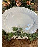 Johnson Brothers Ironstone White Swirl 12” Oval Serving Platter England - $13.19 CAD
